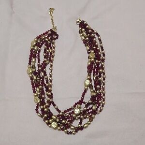 Vintage Monet 7 Strand Necklace